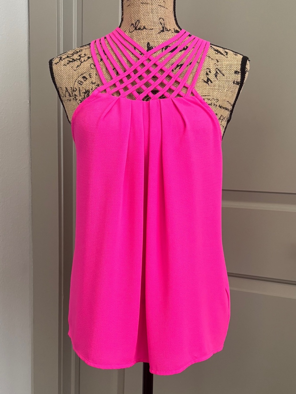 hot pink blouse